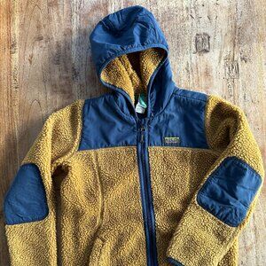 LL Bean Hooded Sherpa Fleece